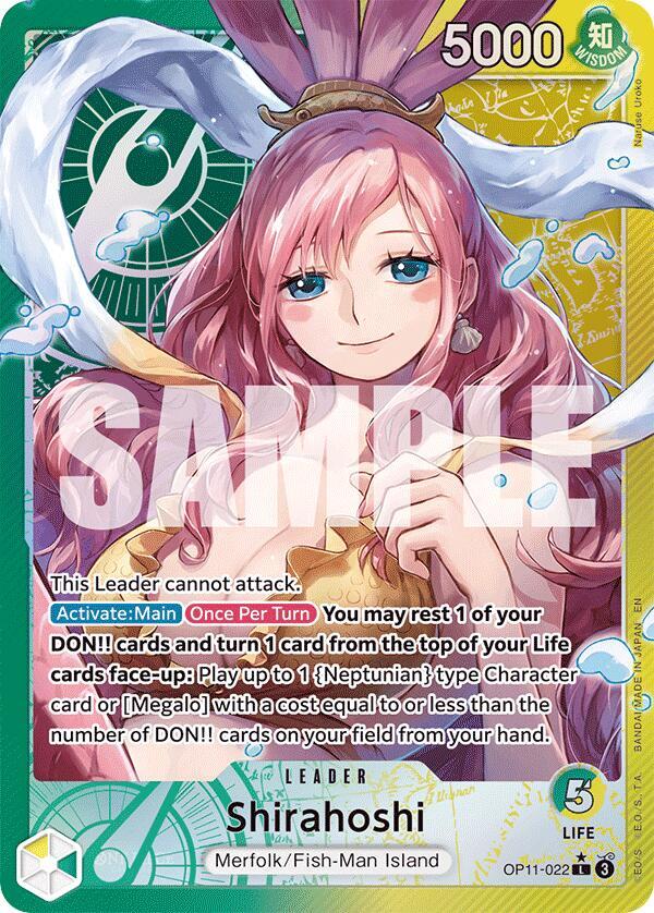 Shirahoshi (022) (Alternate Art) - A Fist of Divine Speed (OP11) - OP11-022