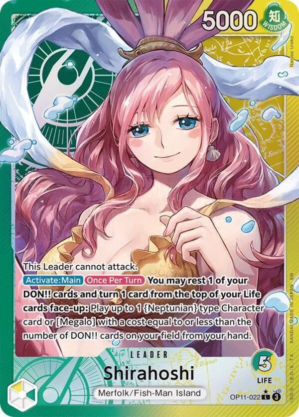 Shirahoshi (022) (Alternate Art) - A Fist of Divine Speed (OP11) - OP11-022
